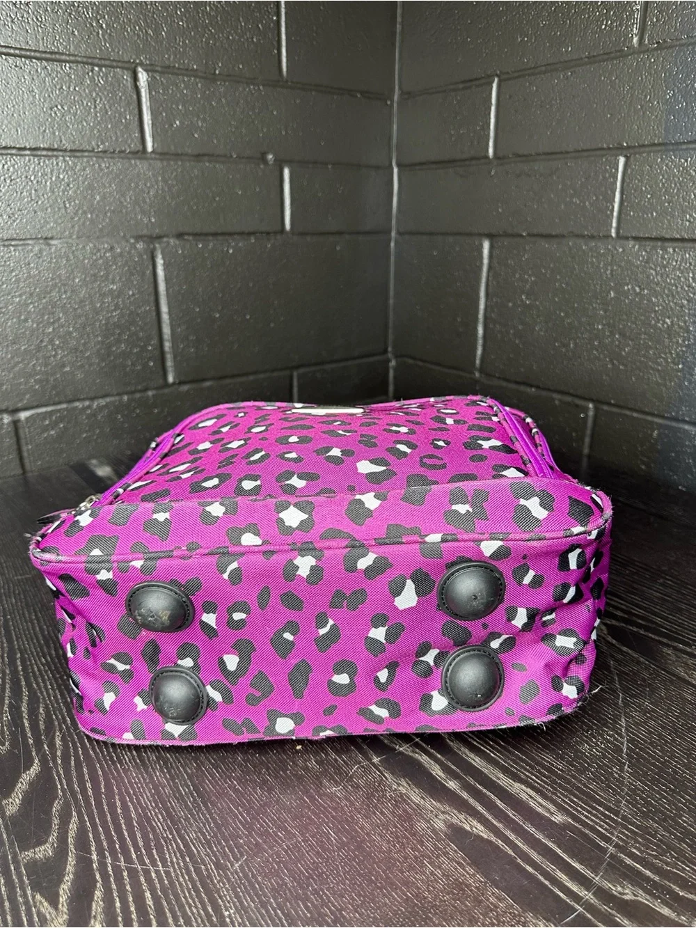 Rockland brand - Magenta Leopard Print Crossbody Bag